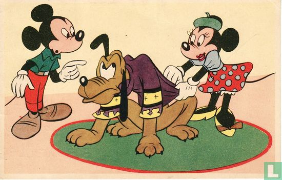 Mickey, Minnie en Pluto