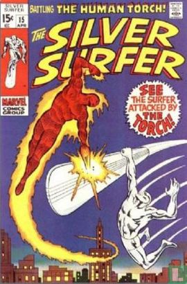 See the surfer attacked by the Human Torch - Afbeelding 1