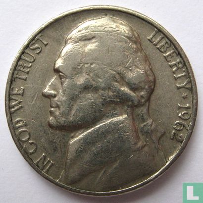 Vereinigte Staaten 5 Cent 1962 (D) - Bild 1