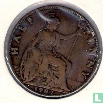 United Kingdom ½ penny 1907 - Image 1