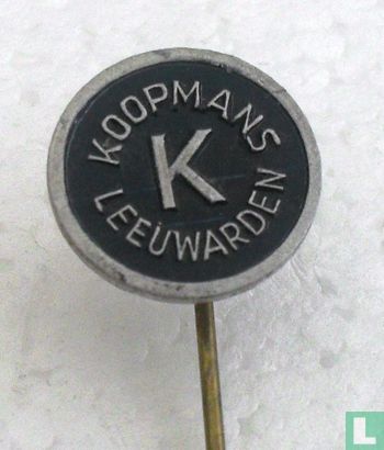 Koopmans Leeuwarden (rond avec K maigre) [noir]