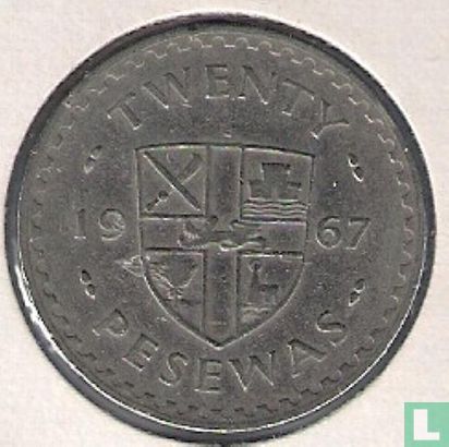 Ghana 20 pesewas 1967 - Image 1