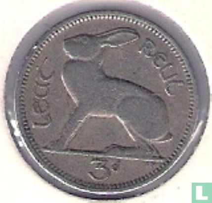 Ierland 3 pence 1961 - Afbeelding 2
