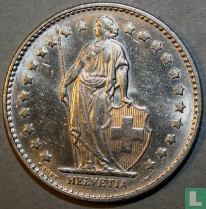 Switzerland 1 franc 1976 - Image 2