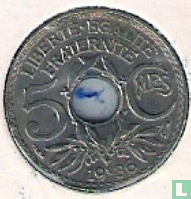 Frankrijk 5 centimes 1936 - Afbeelding 1
