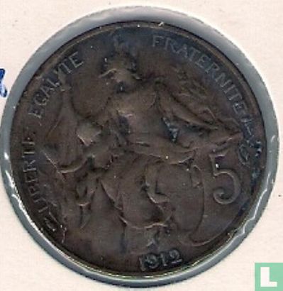 Frankrijk 5 centimes 1912 - Afbeelding 1