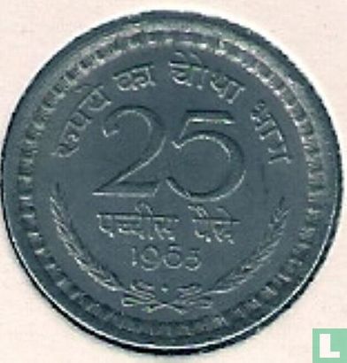 India 25 paise 1965 (Bombay)  - Afbeelding 1