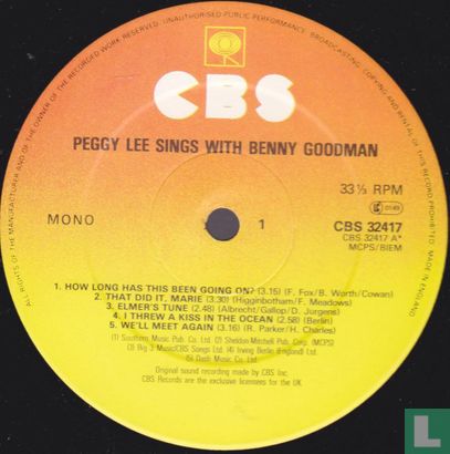 Peggy Lee sings with Benny Goodman - Image 3