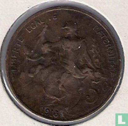 Frankrijk 5 centimes 1913 - Afbeelding 1