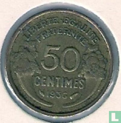 Frankrijk 50 centimes 1936 - Afbeelding 1