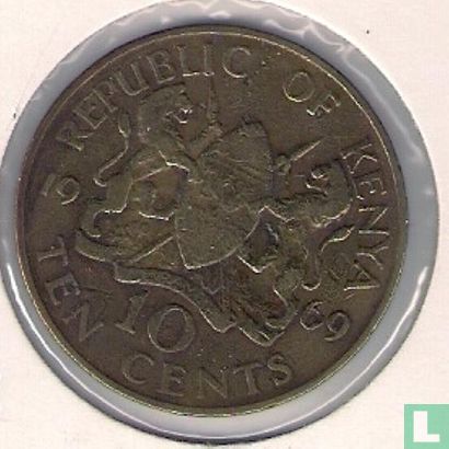 Kenia 10 Cent 1969 - Bild 1