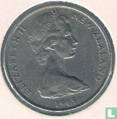Nouvelle-Zélande 10 cents / 1 shilling 1969 - Image 1