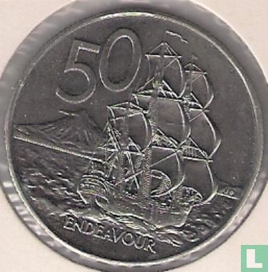 Neuseeland 50 Cent 1984 (niedrige Relief Porträt) - Bild 2