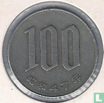 Japan 100 Yen 1972 (Jahr 47) - Bild 1