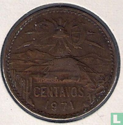Mexico 20 centavos 1971 (vleugelveren naar beneden) - Afbeelding 1