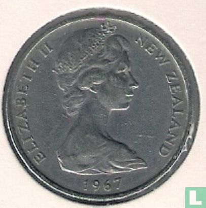 New Zealand 10 cents / 1 shilling 1967 - Image 1