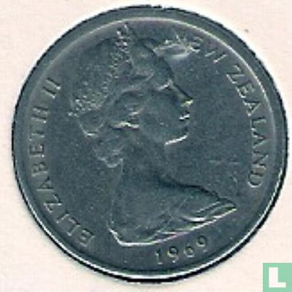 Nouvelle-Zélande 5 cents 1969 - Image 1