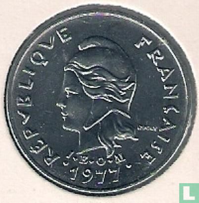 New Caledonia 10 francs 1977 - Image 1