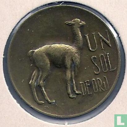 Peru 1 sol de oro 1967 - Afbeelding 2