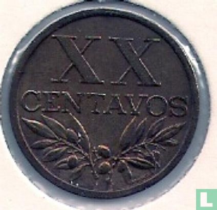 Portugal 20 centavos 1967 - Image 2