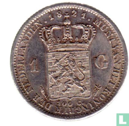 Pays-Bas 1 gulden 1821 - Image 1