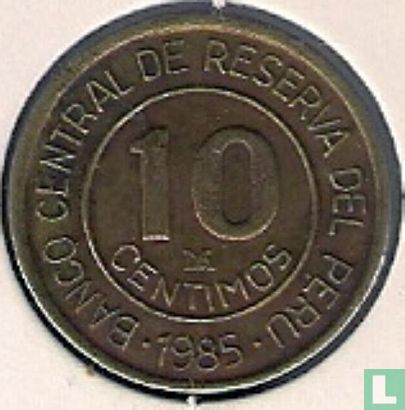 Peru 10 céntimos 1985 - Image 1