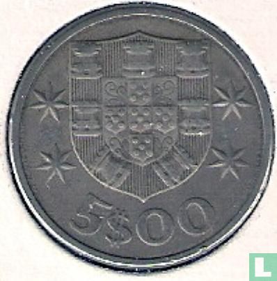 Portugal 5 escudos 1963 - Image 2