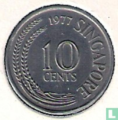 Singapore 10 cents 1977 - Image 1