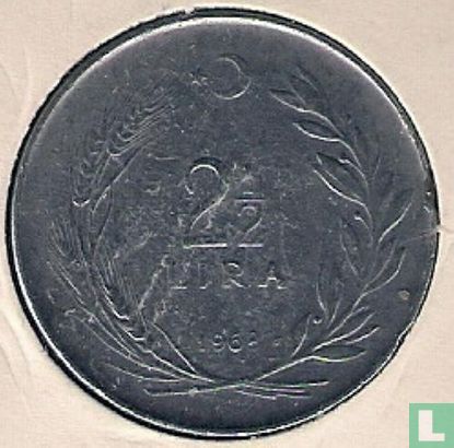 Turkey 2½ lira 1968 - Image 1