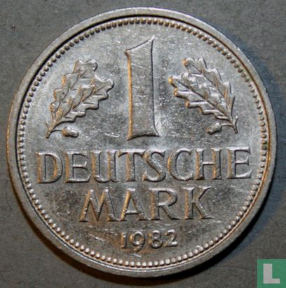 Duitsland 1 mark 1982 (D) - Afbeelding 1