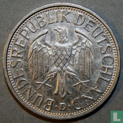 Duitsland 1 mark 1982 (D) - Afbeelding 2