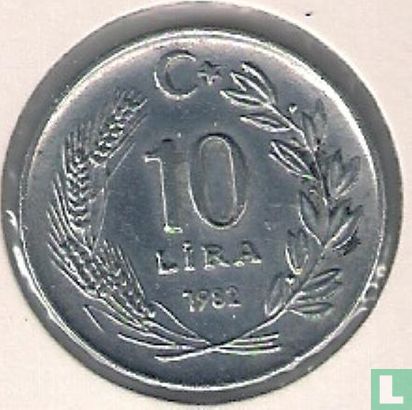 Turquie 10 lira 1982 - Image 1