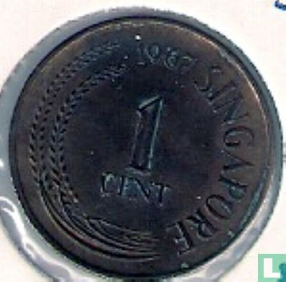 Singapour 1 cent 1967 - Image 1