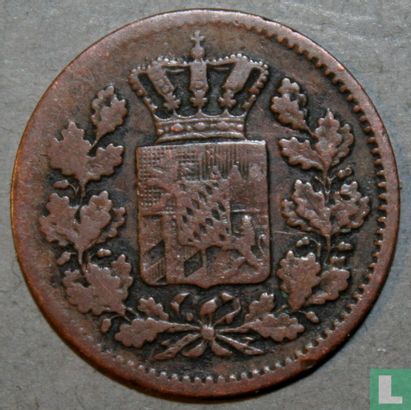 Bavière 1 pfenning 1863 - Image 2