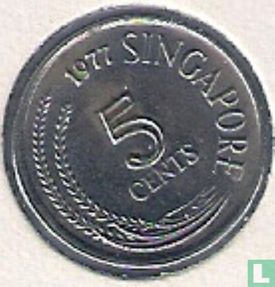 Singapur 5 Cent 1977 - Bild 1