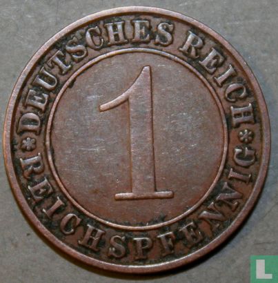 Empire allemand 1 reichspfennig 1928 (A) - Image 2