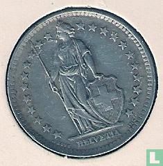 Switzerland 2 francs 1963 - Image 2