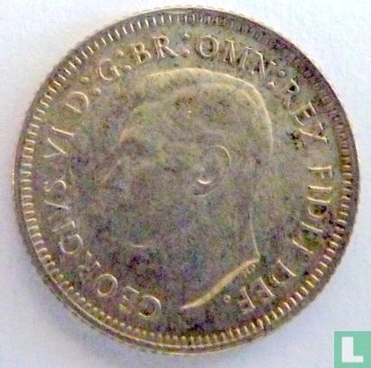 Australien 6 Pence 1952 - Bild 2
