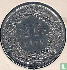 Switzerland 2 francs 1975 - Image 1