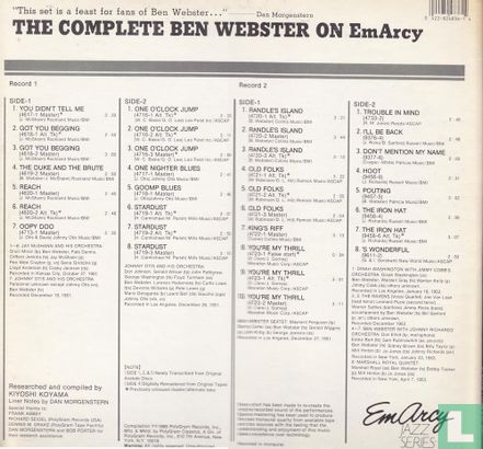 The Complete Ben Webster On Emarcy (1951-1953)	 - Afbeelding 2