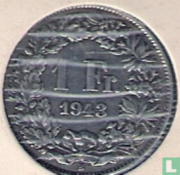 Zwitserland 1 franc 1943 - Afbeelding 1