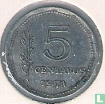 Argentinië 5 centavos 1971 - Afbeelding 1