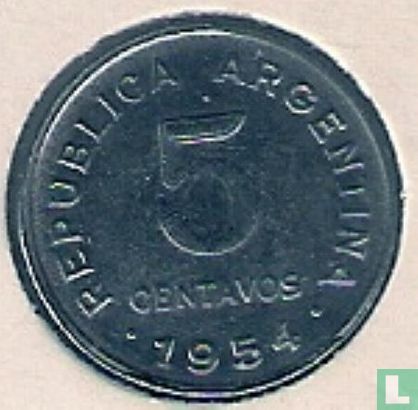 Argentine 5 centavos 1954 - Image 1