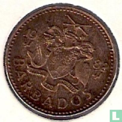 Barbade 1 cent 1982 (sans FM) - Image 1