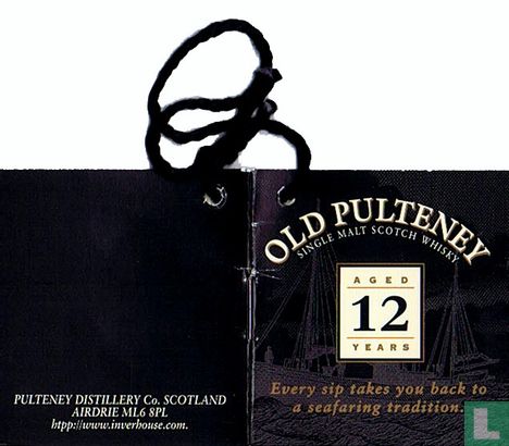 Fles label Old Pulteney