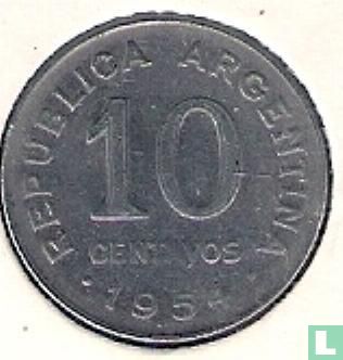 Argentinië 10 centavos 1954 - Afbeelding 1