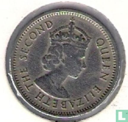 British territoires des Caraïbes de 10 cents 1956 - Image 2