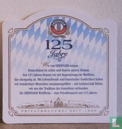 125 Jahre Erdinger / Weißbier - Image 1