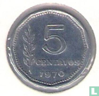 Argentine 5 centavos 1970 - Image 1