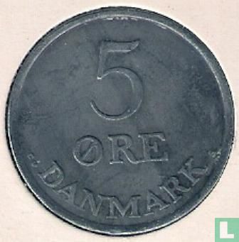 Danemark 5 øre 1963 (zinc) - Image 2